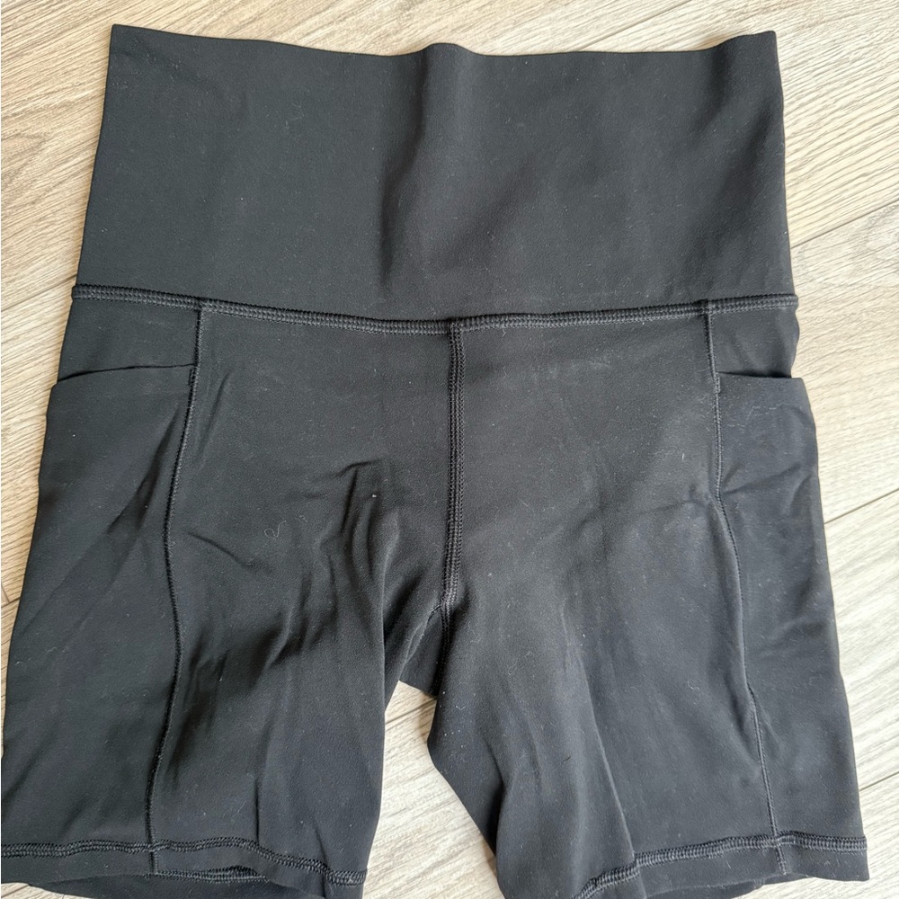 Athleta black biker shorts